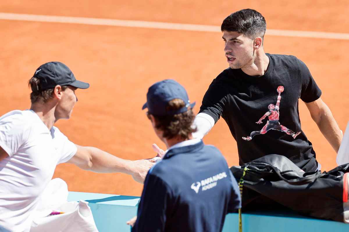 Nadal Alcaraz torneo doppio Olimpiadi Parigi